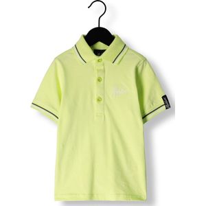 Malelions Signature Polo Kids Geel/Zwart - Maat: 176