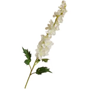 Steelbloem - kunstbloem ridderspoor 82 cm wit