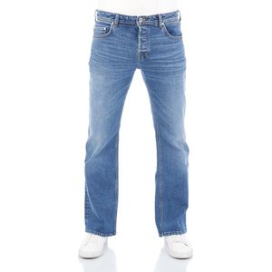 LTB Heren Jeans Broeken Timor bootcut Fit Blauw 33W / 32L Volwassenen Denim Jeansbroek