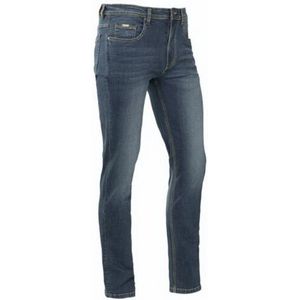 Brams Paris - Heren Jeans - Lengte 32 - Jason -  Slimfit - Stretch - Medium Blue