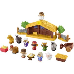 Fisher-Price Little People Kerststal - Speelfigurenset