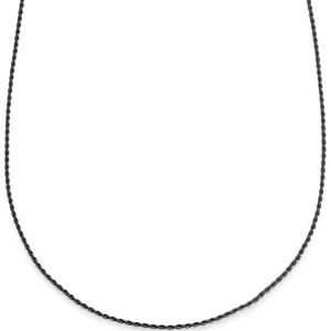 Lucleon - Heren - Roestvrij Staal Schakelketting - Zwart