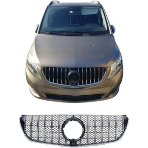 GT grill geschikt met Mercedes w447 V Klasse chrome met bouwjaar 2014-2019