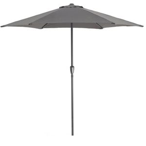 Stokparasol in aluminium - Ronde Parasol met 270 cm diameter - Grijs