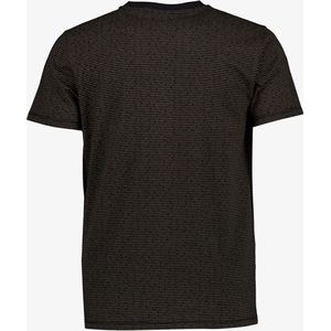 Unsigned heren T-shirt zwart met print - Maat XXL