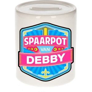 Kinder spaarpot voor Debby - keramiek - naam spaarpotten