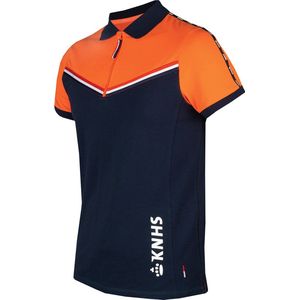 Knhs Polo Knhs Heren Donkerblauw-oranje