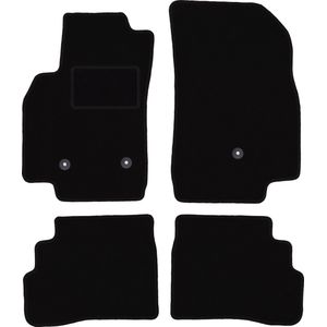 Zwarte veloursmatten voor: Opel Karl hatchback (2015-)