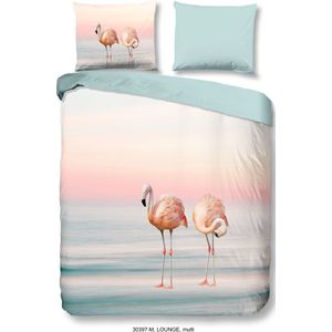 Pure Dekbedovertrek ""flamingo's"" - Multi - (200x200/220 cm) - Microfiber