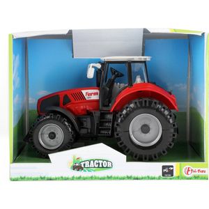 Toi-toys Tractor Rood 15 Cm