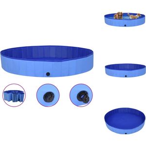 vidaXL Hondenzwembad - PVC - 200 x 30 cm - Verkoeling voor je hond - Speelgoed voor dieren