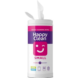 Happy Clean Screen Cleaner Doekjes - 70 Stuks - Voor Kleine Devices zoals AirPods, Telefoon en Smartwatch