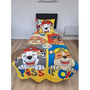 Paw Patrol Dekbedovertrek 140x200 cm - Pass it on Chase Marshall en Skye - nickelodeon