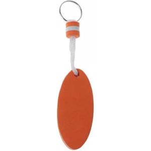 Drijvende sleutelhanger - Oranje - Ovaal - Grote sleutelbos - Boot accessoires - Drijvend - Sleuteldrijver - Drijven
