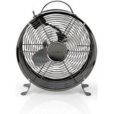 Nedis Tafelventilator - Netvoeding - Diameter: 250 mm - 20 W - 2 Snelheden - Gun Metal Grijs