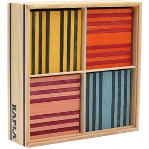 KAPLA - KAPLA Kleur - Constructiespeelgoed - 8 Kleuren- 100 Plankjes
