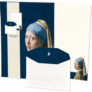 Briefpapier Meisje met de parel 10/10 Johannes Vermeer