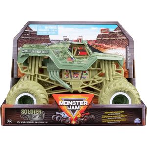 Hot Wheels monster jam truck Soldier Fortune - Schaal 1:24 monstertruck 19 cm