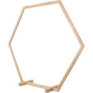 RM Store® - Huwelijksceremonie Boog - Tuin Prieel - Trouwboog - Bloemenboog Bruiloft - Boog - Achtergrondstandaard - Outdoor - Hout - 245 x 210 CM.