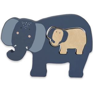 Trixie Houten babypuzzel - Mrs. Elephant