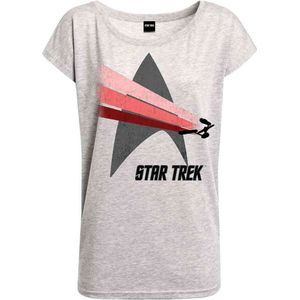 Star Trek - Free Flight Dames T-shirt - XXL - Grijs