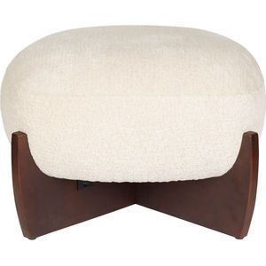 Dutchbone Emilius Poef/ Hocker Beige