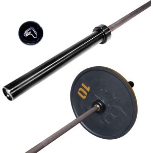 Tribe WOD Olympus Halterstang & Halterstang - Buigbestendig, Multifunctionele Cerakote Gewichtheffen Barbell - Dames (Heren)