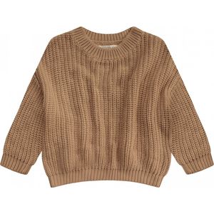 Your Wishes Knit Nevada Truien & Vesten Meisjes - Sweater - Hoodie - Vest- Camel - Maat 122/128