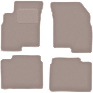 Beige veloursmatten voor: Hyundai Sonata IV sedan (2005-2010)