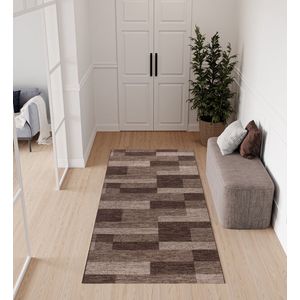Tapiso Antislip Rubber Mat Gang Woonkamer Rubbermat Tapijt Maat- 100x250