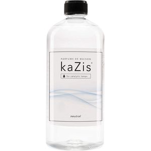 KAZIS® Neutrale geur - 1000 ml huisparfum navulling geschikt voor Lampe Berger, LampAir, Ashleigh & Burwood