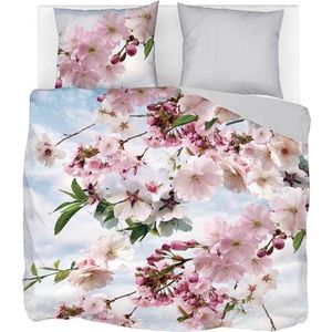 Snoozing Blossomtree - Dekbedovertrek - Lits-jumeaux - 240x200/220 cm + 2 kussenslopen 60x70 cm - Multi kleur
