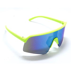 Ventoux Vert- Matt Groen Sportbril met UV400 Bescherming - Unisex & Universeel - Sportbril - Zonnebril voor Heren en Dames - Fietsaccessoires