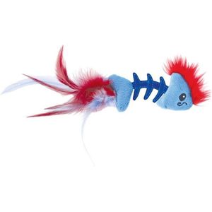 Petstages Feather Fish Bone - Stimulerend speelgoed met Catnip voor Katten - 18 x 5 cm
