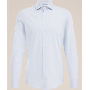 WE Fashion Heren slim fit overhemd met dessin
