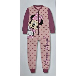 Onesie, Jumsuit ""Minnie Mouse"" kids series non hooded maat 110/116