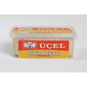ÜÇEL 2X400g Turkse halva - Sade Tahin Helva 2X400g - Turkisch halvah -Vegatable - Gluten Free - GrandBazaar - degrandbazaar