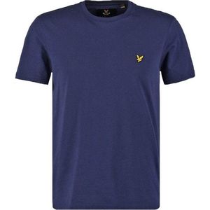 Lyle & Scott - Heren Tee SS Plain T-Shirt - Blauw - Maat XL