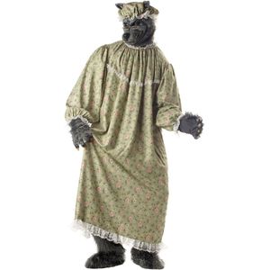 Vegaoo - Grootmoeder wolf kostuum voor volwassenen