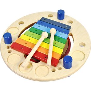 Muziek - Muziekcenter - Met 8 instrumenten - Rond - 34cm