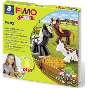 FIMO kids 8034 - ovenhardende boetseerklei - Form&Play set ""Pony