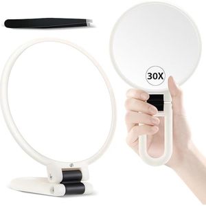 Equivera Vergrootspiegel - Vergrootspiegel met Verlichting - Vergroot Spiegel - Make Up Spiegel - Makeup Spiegel - Scheerspiegel - Must have voor in huis!