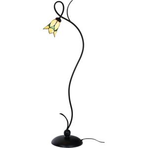 Tiffany Vloerlamp Lovely Flower Yellow