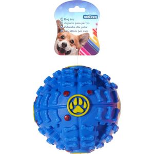 Nobleza Snack speelbal hond - Hondenspeelgoed - Snack speelbal - Voedselbal - Speelbal hond - Hondenbal - 7 cm - Blauw
