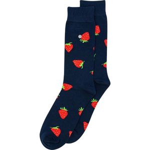 Alfredo Gonzales Strawberries Sokken AG-Sk-STA-01 109 Navy/Red M(42-45)