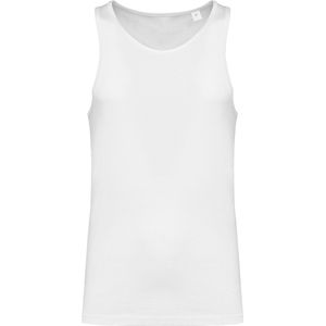 Duurzame herentanktop merk Kariban Wit - S