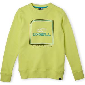 O'Neill Sweatshirts Boys ALL YEAR CREW Limegroen 164 - Limegroen 70% Cotton, 30% Recycled Polyester