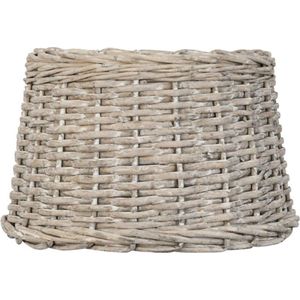 Lampenkap Hanglamp Ø 30*19 cm / E27 Beige Rotan Rond Rieten Lampenkap