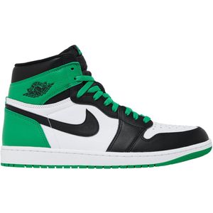 SNEAKERPERRON - jordan 1 high lucky green -maat 42 - sneakers - jordan - groen- wit