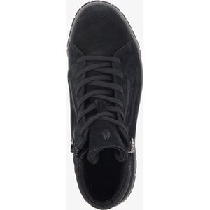 Hush Puppies hoge leren dames sneakers zwart - Maat 39 - Uitneembare zool